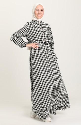 Black Hijab Dress 5011-01
