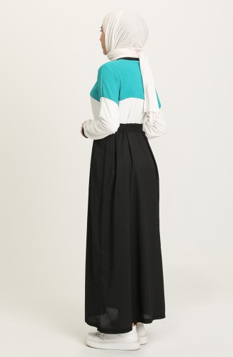 Black Hijab Dress 4510-02