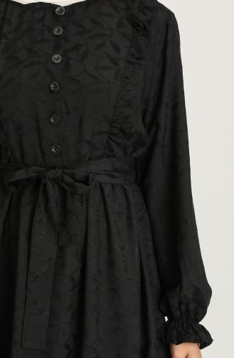Black Hijab Dress 21Y8338A-03