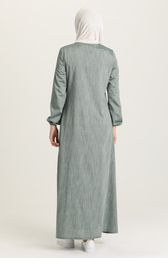 Green Almond Abaya 3069-04