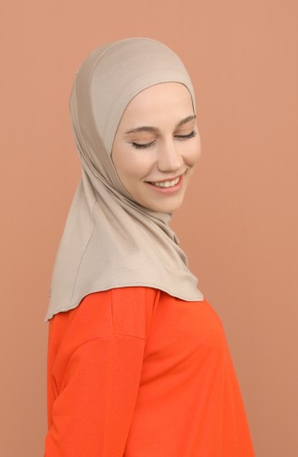 Beige Praktischer Turban 1001-01