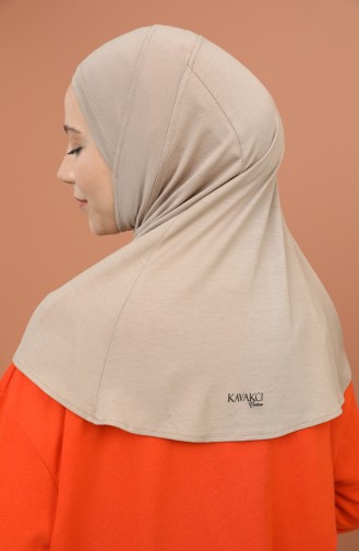 Beige Praktischer Turban 1001-01