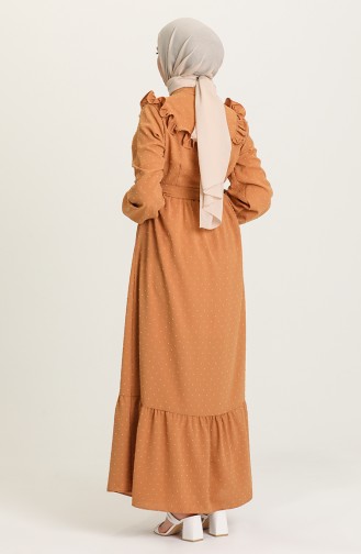 Robe Hijab Tabac 21Y8302-06