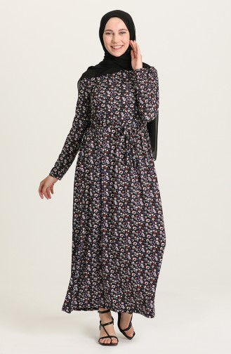 Black Hijab Dress 1031-01