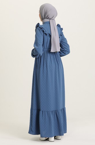 Robe Hijab Indigo 21Y8302-01