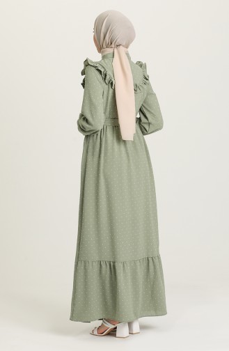 Robe Hijab Vert noisette 21Y8302-02