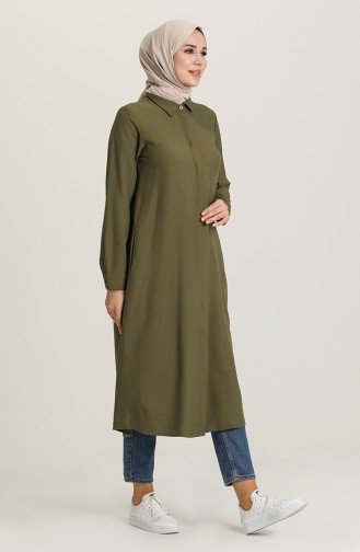 Dark Khaki Tuniek 6435-21