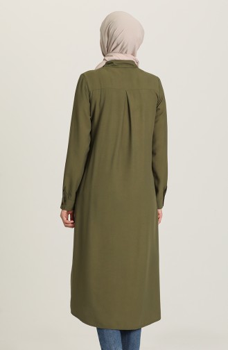 Dark Khaki Tuniek 6435-21