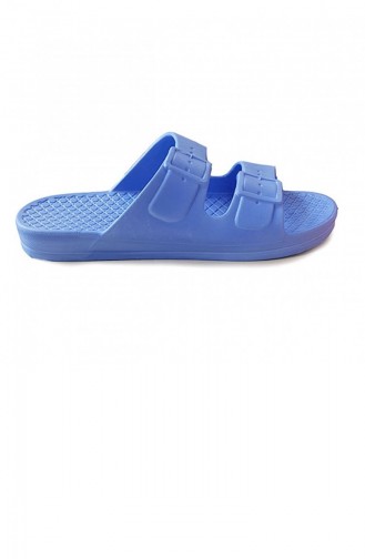 Blue Summer Slippers 2725.A.MAVI