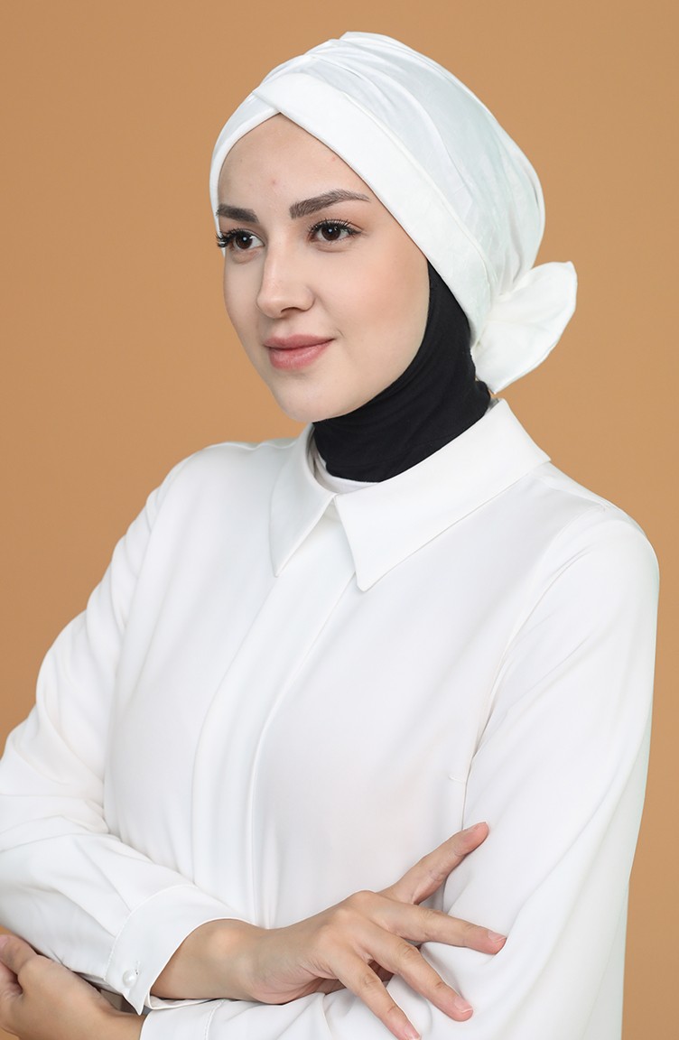 White Underscarf 7041-05 | Sefamerve
