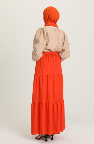 Orange Skirt 1020211ETK-06