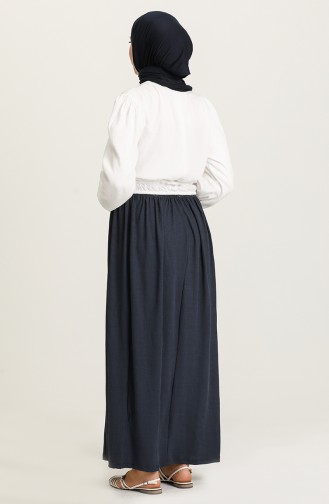 Navy Blue Rok 8314-1