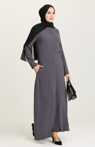 Abayas Gris Foncé 1022-08