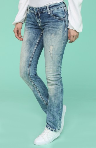 Pantalon Bleu 1013-01