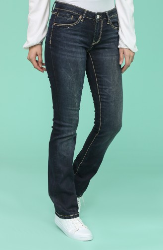 Pantalon Bleu Marine 1014-01