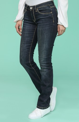 Pantalon Bleu Marine 1014-01