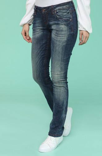 Pantalon Bleu Marine 1015-01