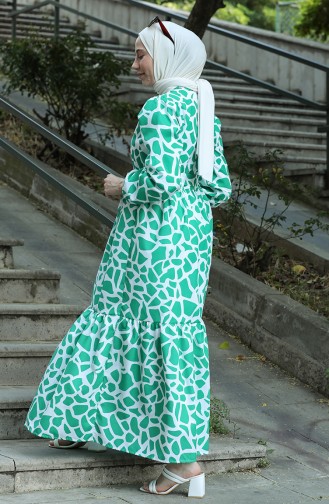 Robe Hijab Vert 4568-01