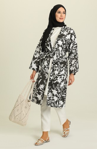 Schwarz Kimono 5380-02