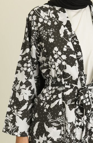 Kimono أسود 5380-02