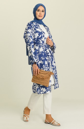 Dunkelblau Kimono 5380-04