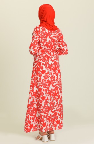 فستان أحمر 9077-05