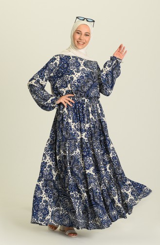 Saxe Hijab Dress 2023A-01