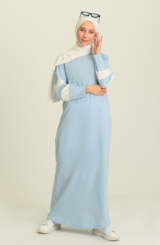 Robe Hijab Bleu 1005-06