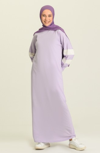 Violet Hijab Dress 1005-08