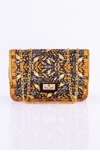 Orange Schultertasche 3128