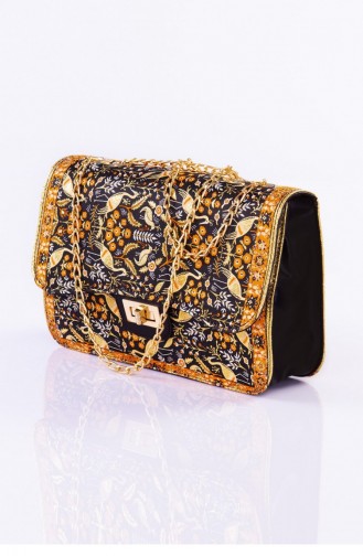 Orange Schultertasche 3128