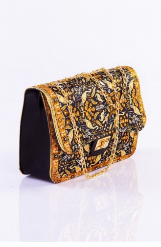 Orange Schultertasche 3128
