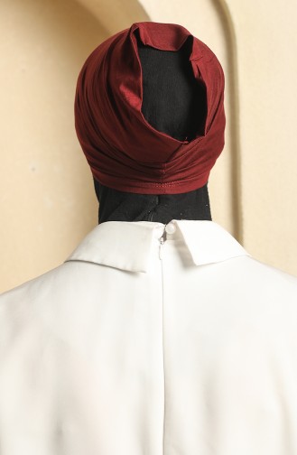 Claret Red Underscarf 190325-08