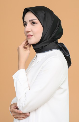 Light Black Hoofddoek 15275-06