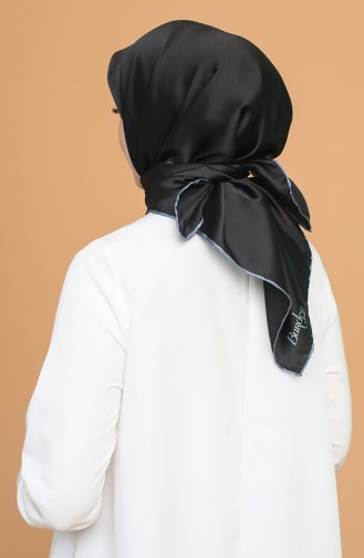 Light Black Hoofddoek 15275-06