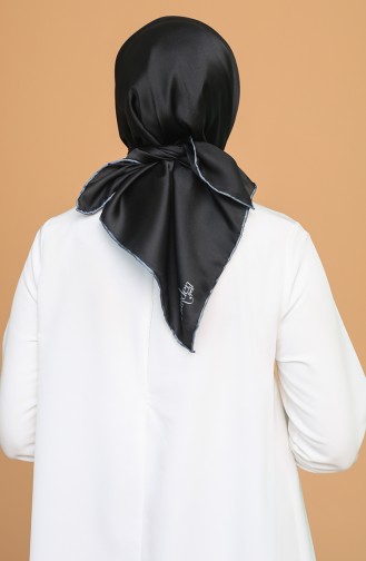 Light Black Hoofddoek 15275-06