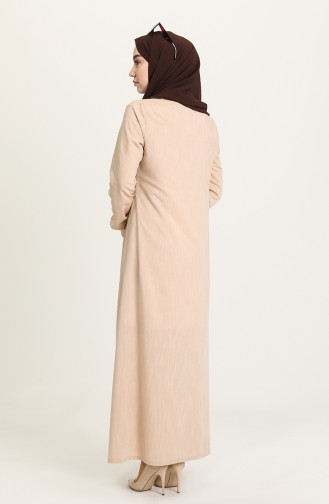 Beige Abaya 3069-05