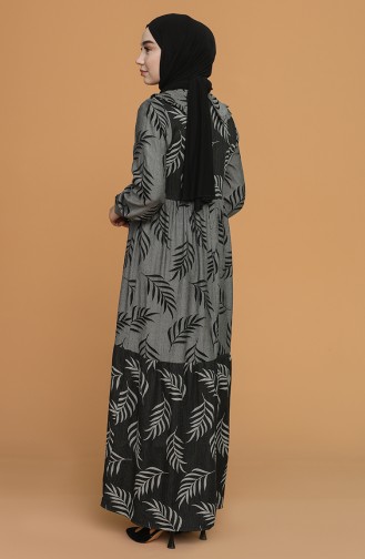 Robe Hijab Gris 21Y8379-05