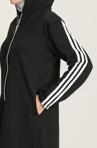 Zippered Tracksuit 1018-01 Black 1018-01