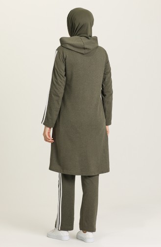 Khaki Jogginganzüge 1018-04