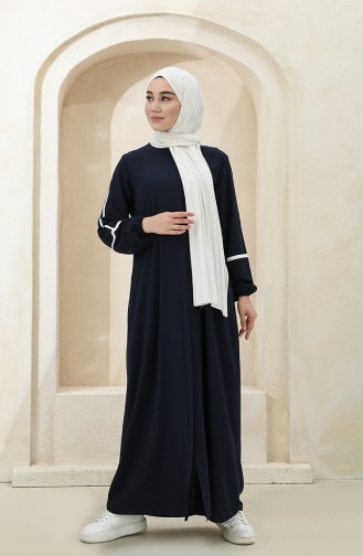 Navy Blue Abaya 1903-02