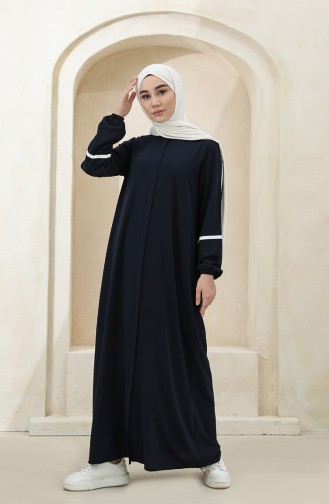 Navy Blue Abaya 1903-02