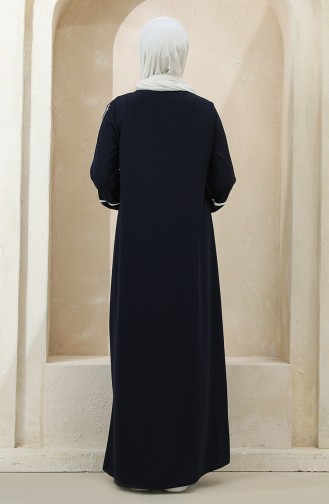 Navy Blue Abaya 1903-02