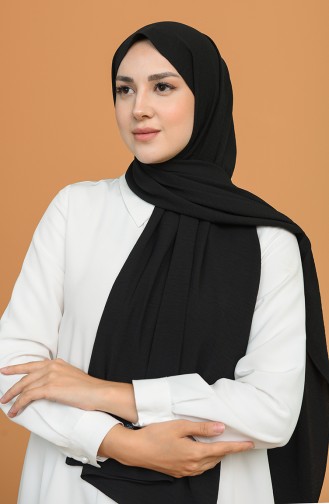 شال أسود 1370CZ-06