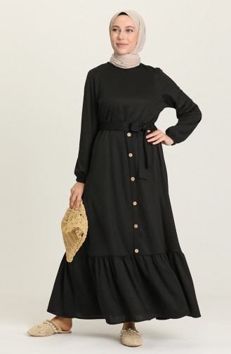 Robe Hijab Noir 3001-01