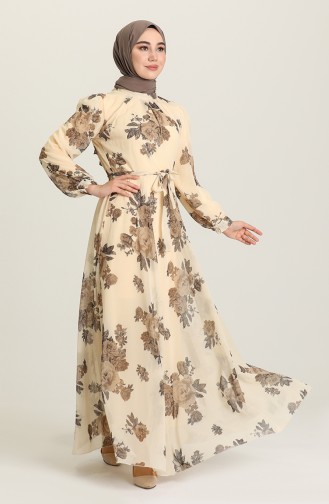 Mink Hijab Dress 14725-01