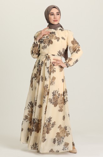 Mink Hijab Dress 14725-01