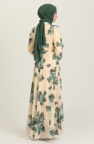 Robe Hijab Vert menthe 14725-03
