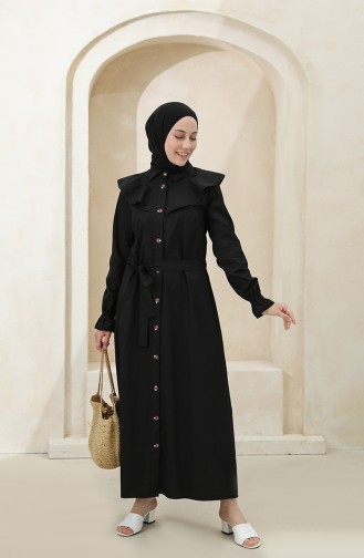 Robe Hijab Noir 4340D-05