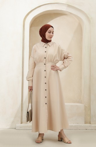 Robe Hijab Beige 4370-06